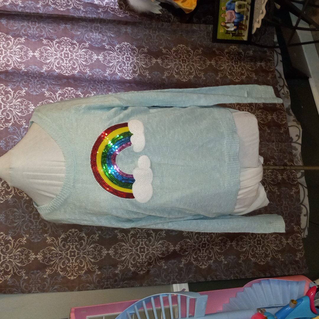 Rainbow Bling Sweater